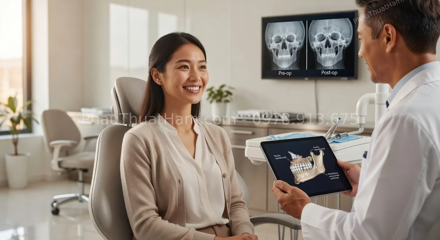 phẫu thuật hàm móm kết hợp niềng răng
